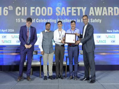 Jaipur kitchen receives Certificate of Appreciation at CII Food Safety Award Ceremony