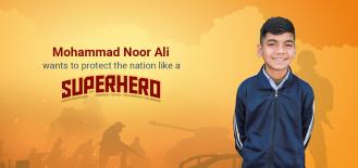 Mohammad Wants to Protect the Nation Like A Superhero