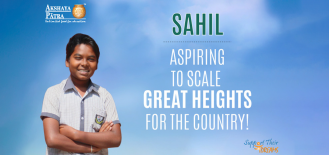 Sahil wants to be an Indian Air Force pilot!