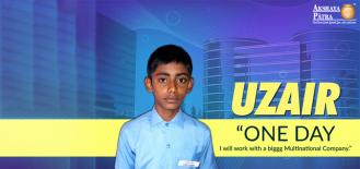 Uzair dreams for a place in an MNC as a Software Engineer