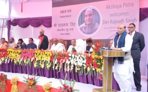 Honourable Minister of Home Affairs, Sri Rajnath Singh Visits Lucknow Kitchen