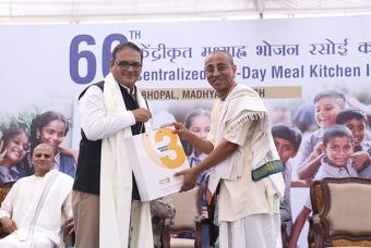 Akshaya Patra launches its 66th kitchen in Bhopal, Madhya Pradesh