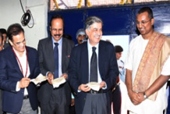 Akshaya Patra’s first roti-making machine in South India