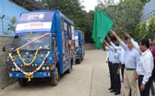 Bosch donates two vehicles to Akshaya Patra