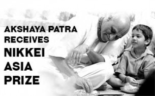  Nikkei Asia Prize bestowed upon Akshaya Patra