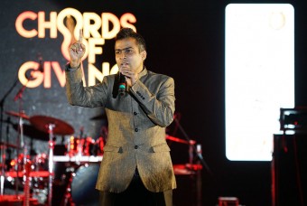 Emcee Ankit Piplani kept the crowd entertained, as it waited for Sona Mohapatra and Ram Sampath to take the stage