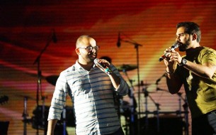 RJ Shaayan (left) and RJ Rakesh of RedFM 93.5