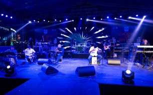 The concert, in full swing