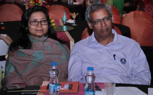 Mr Soumitra Bhattacharya, Joint Managing Director of Bosch with his wife Mrs Chandana Bhattacharya