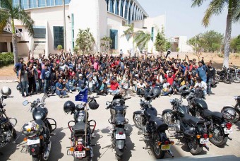 More than 250 bikers participated in Outride Hunger 2017
