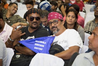 At the end point Gachibowli Stadium where an closing event was held