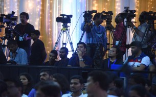 Candid shots taken during Akshaya Patra's 2 billionth meal commemoration event