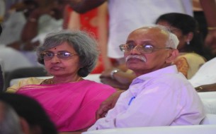 Guests who graced the commemoration of Akshaya Patra's 2 Billion Meals milestone