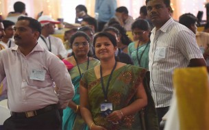 Candid shots taken during Akshaya Patra's 2 billionth meal commemoration event