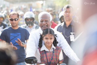 Shri Kadiyam Srihari - Honourable Deputy Chief Minister of Telangana initiating the rally