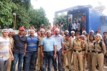 Akshaya Patra staff and volunteers geared up to help servivors