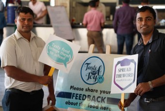 Spreading the word about food and education