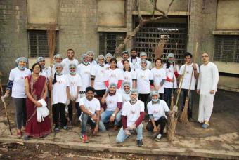 Cleanliness Drive organised by AIKYA 