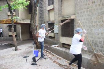 Every corner of the school premises was cleaned