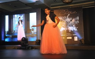 Manjula, one of Akshaya Patra’s beneficiaries and an aspiring actress, delivering a powerful performance on stage