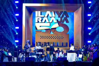 Indian playback singers Shweta Mohan and S P Charan captivate the crowd with the melodious voices.