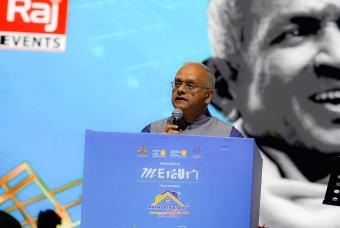 Opening speech by the CEO of The Akshaya Patra Foundation – Shridhar Venkat.